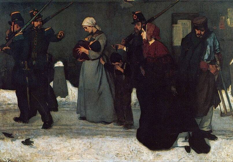 What is Called Vagrancy or, The Hunters of Vincennes - Alfred Stevens