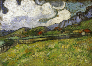 Wheat Field behind Saint-Paul Hospital with a Reaper - Vincent van Gogh