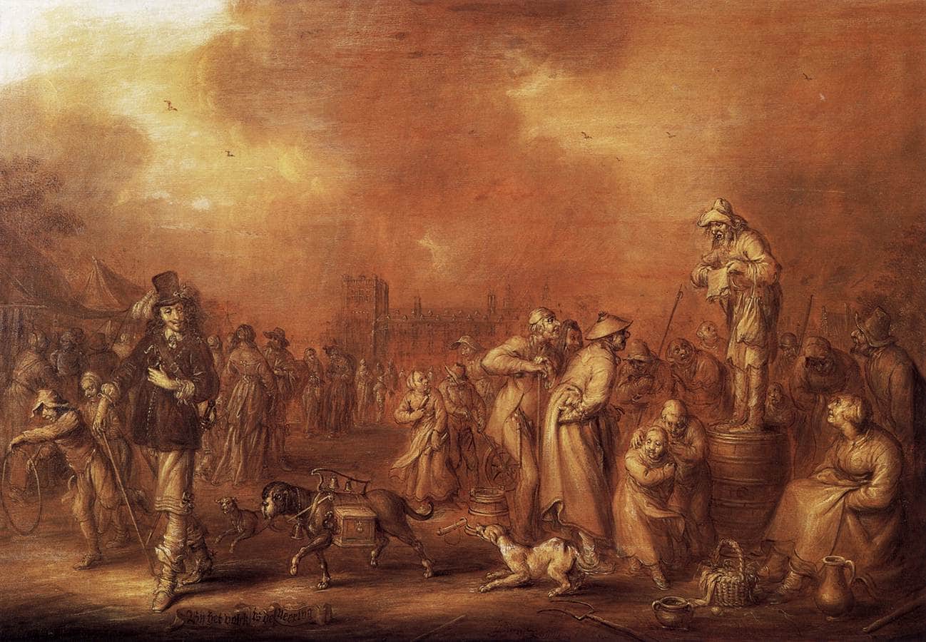 Where There are People Money May Be Made - Adriaen van de Venne