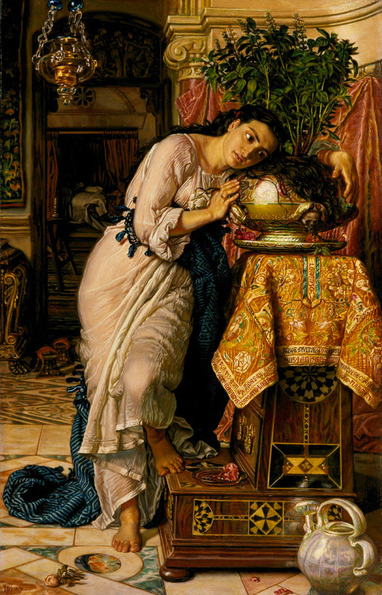 Isabella and the Pot of Basil - William Holman Hunt