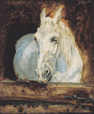 White Horse "Gazelle" - Henri de Toulouse-Lautrec