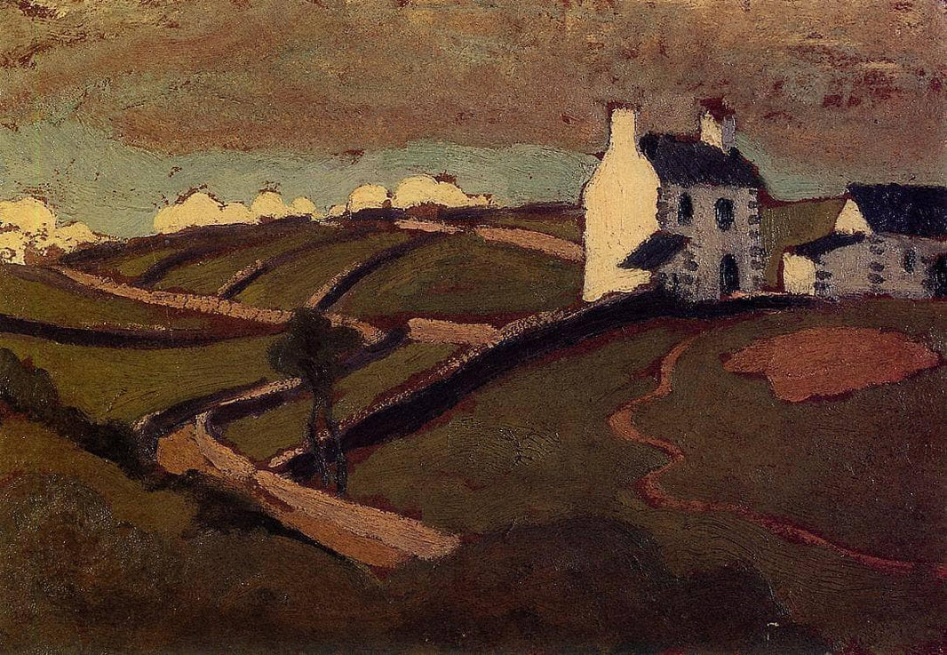 White House at Audierne by Roger de La Fresnaye — hand-painted landscape oil painting reproduction on canvas