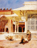White Marble Tomb at Suittitor, Skiri by Edwin Lord Weeks — group oil painting wall art, Orientalism