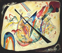 White oval by Wassily Kandinsky — hand-painted abstract oil painting reproduction on canvas