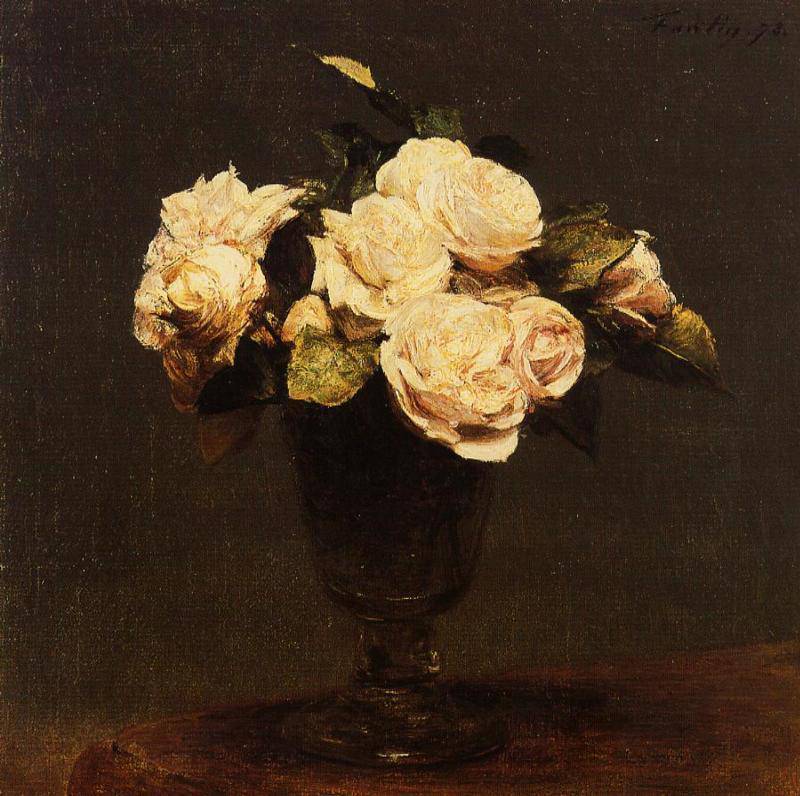 White Roses - Henri Fantin-Latour