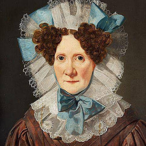 Wife of Jens von Benzon by Wilhelm Bendz — Oil Painting Reproduction