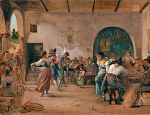 Dance in an Osteria - Wilhelm Marstrand