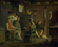 A suitor's mother speaks her son's case by Wilhelm Marstrand — hand-painted portrait oil painting reproduction on canvas