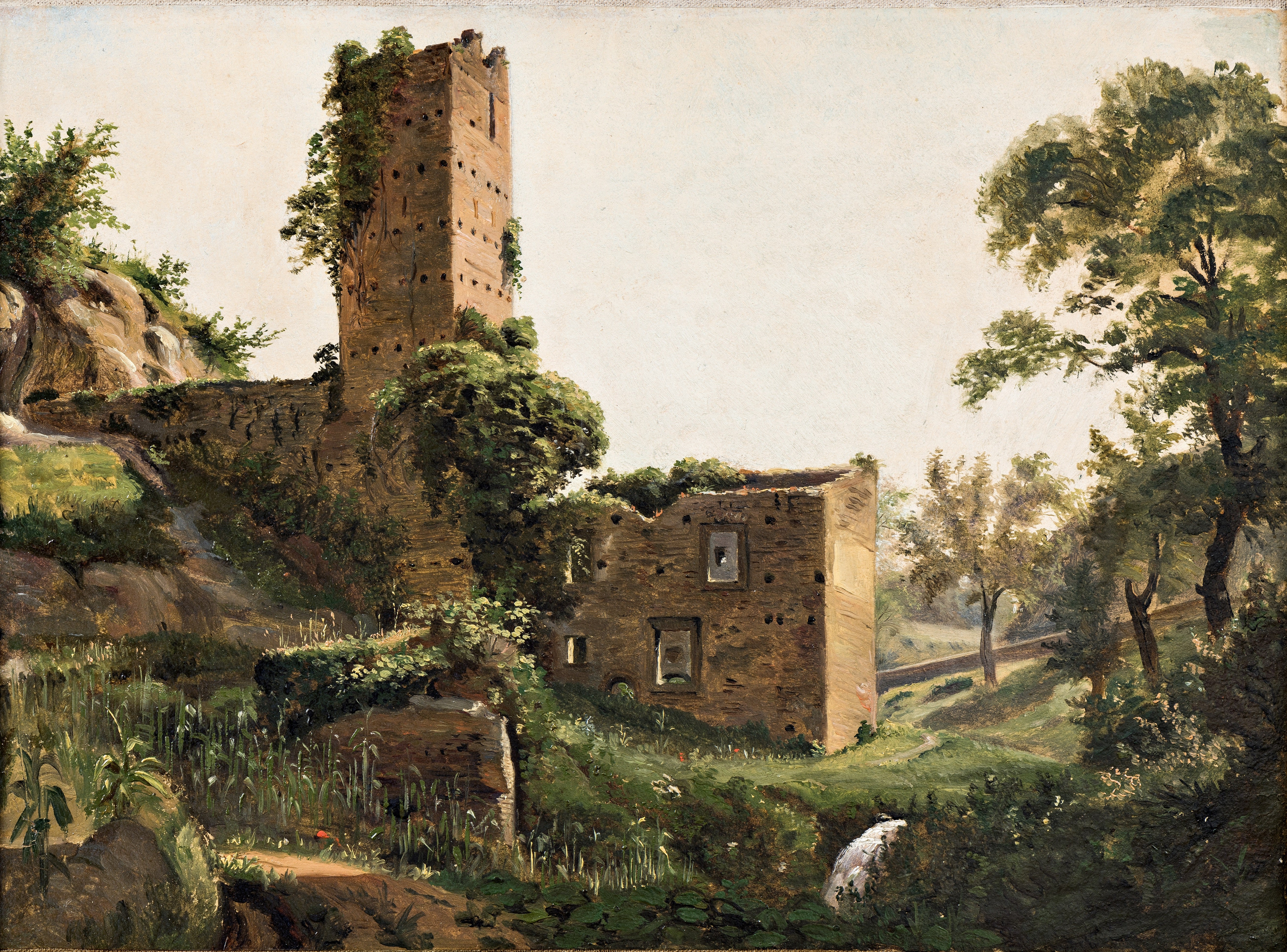 Landscape with Ruins - Wilhelm Marstrand