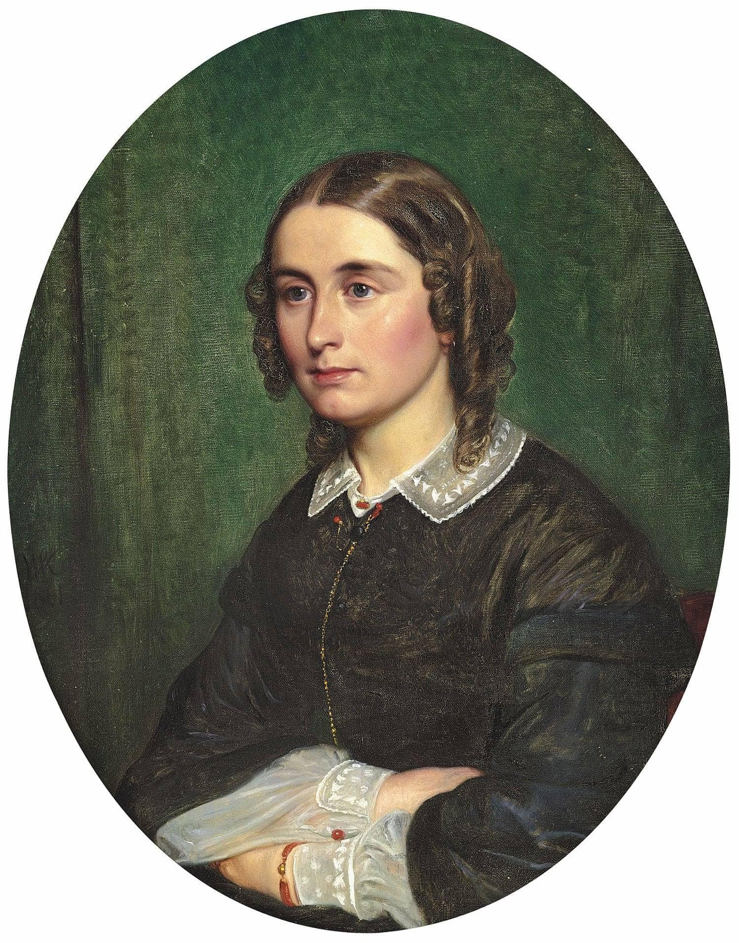 Portrait of Fanny Maria Ophelia Schiern, née Beutner