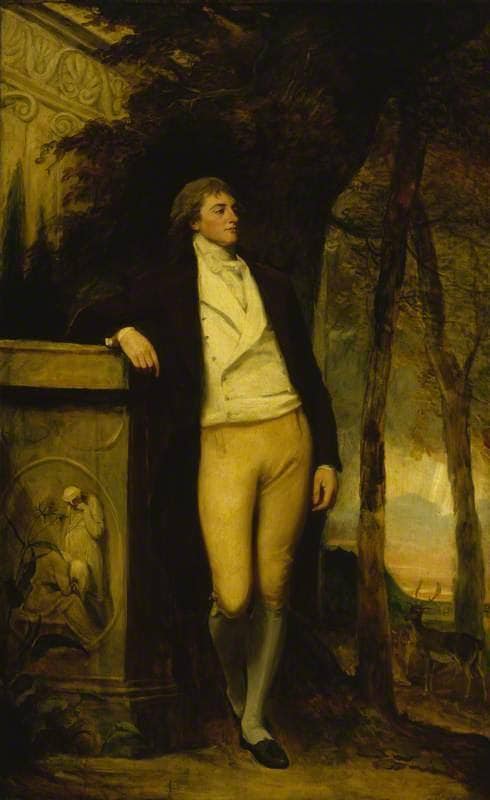William Beckford (1760â1844) by George Romney — hand-painted portrait oil painting reproduction on canvas