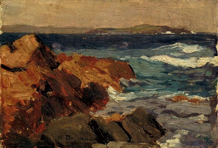 Near Louisbourg, Cape Breton, N.S. by William Brymner — hand-painted landscape oil painting reproduction on canvas
