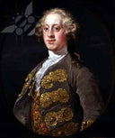 William Cavendish, Marquess of Hartington, Later 4th Duke of Devonshire by William Hogarth — hand-painted portrait oil painting reproduction on canvas
