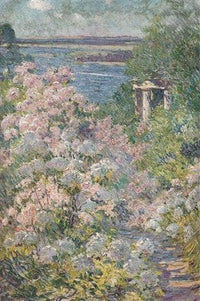 View from the Garden of Stanford White, Looking Toward Crane Neck Point, Long Island by William de Leftwich Dodge — hand-painted botanical oil painting reproduction on canvas