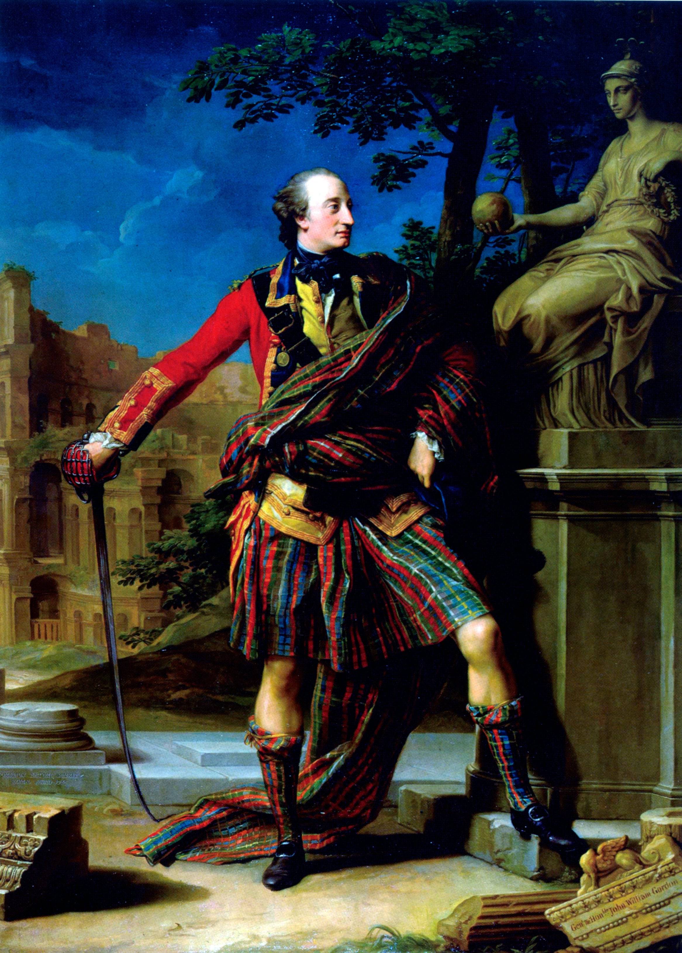 William Gordon of Fyvie (British Army Officer) - Pompeo Batoni