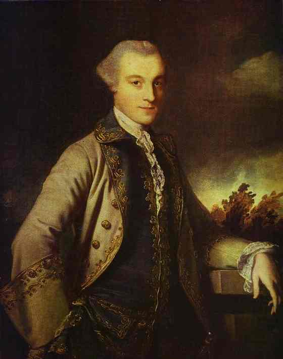 William James by Joshua Reynolds — hand-painted portrait oil painting reproduction on canvas
