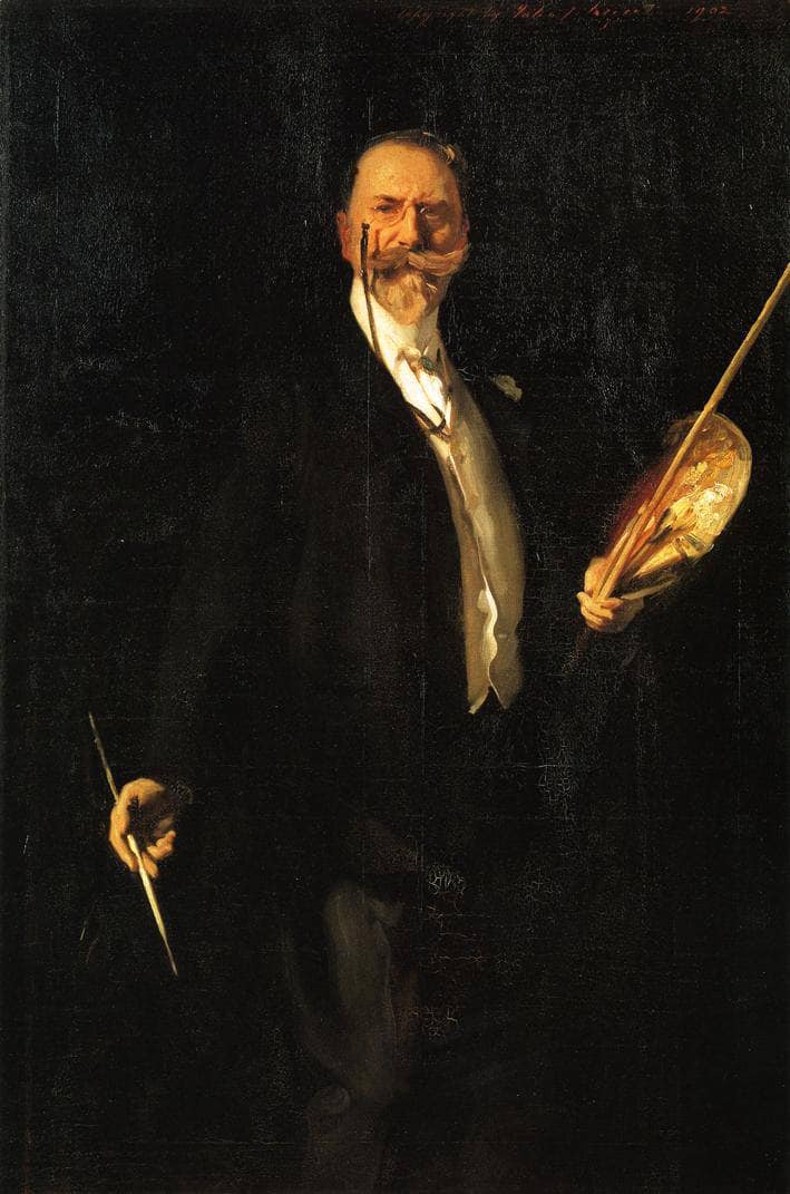 William Merritt Chase by John Singer Sargent — hand-painted portrait oil painting reproduction on canvas