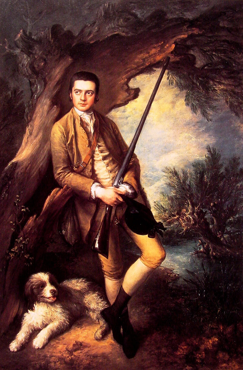 William Poyntz of Midgham and his Dog Amber - Thomas Gainsborough