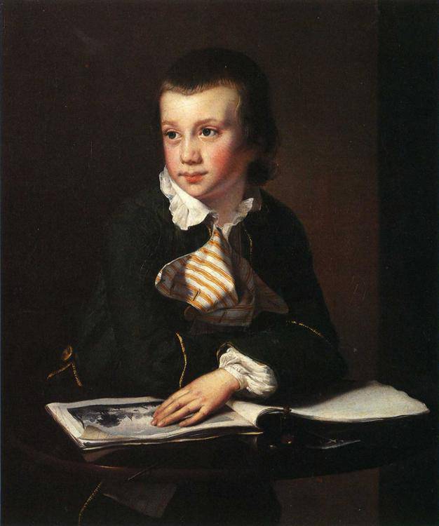 William Rastall by Joseph Wright, hand-painted portrait oil painting reproduction on canvas