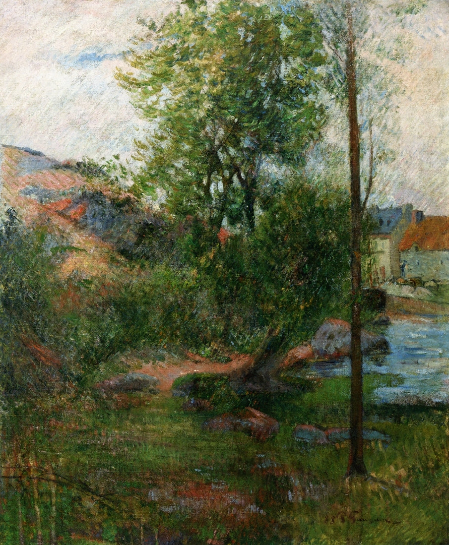 Willow by the Aven - Paul Gauguin