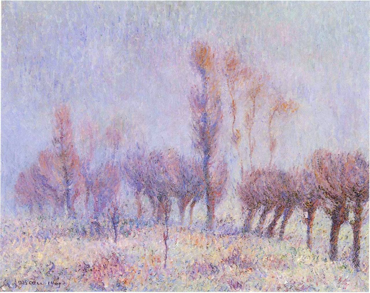 Willows in Fog - Gustave Loiseau