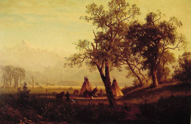 Wind River Mountains Nebraska Territory - Albert Bierstadt