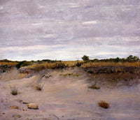 Wind Swept Sands, Shinnecock, Long Island by William Merritt Chase — hand-painted botanical oil painting reproduction on canvas