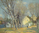 Windham Village by Julian Alden Weir — rural oil painting wall art, Impressionism