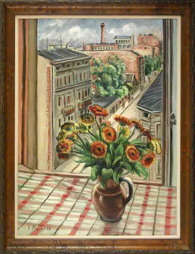 Window View by Jacob MÄcznik — oil painting reproduction