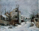 Winter at Barbizon by Ion Andreescu — hand-painted botanical oil painting reproduction on canvas