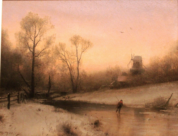 Winter Evening in Holland
