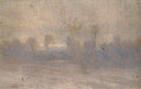 Winter. Fog by Arkhyp Kuindzhi — hand-painted landscape oil painting reproduction on canvas