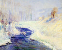 Winter by Guy Rose — hand-painted architectural oil painting reproduction on canvas