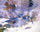 Winter Harmony in dining room