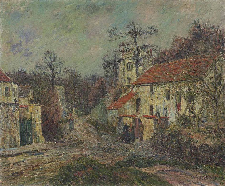 Winter in Chaponival - Gustave Loiseau