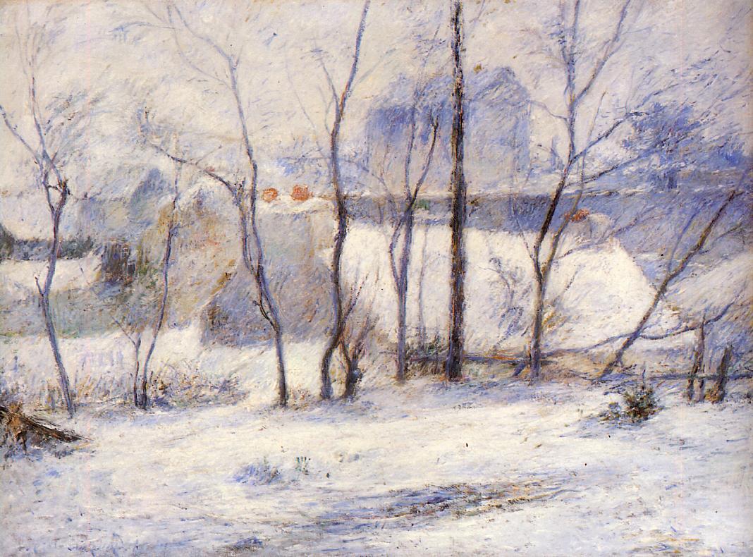 Winter Landscape - Paul Gauguin