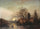 Winter Landscape in dining room