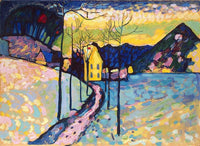 Winter Landscape by Wassily Kandinsky — hand-painted abstract oil painting reproduction on canvas