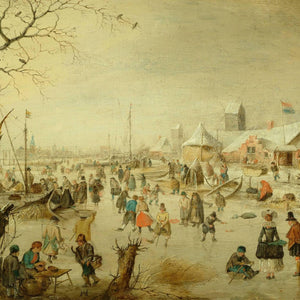 Winter Landscape with Skaters