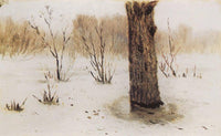 Winter. Thaw by Arkhyp Kuindzhi — hand-painted botanical oil painting reproduction on canvas