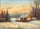 Winterscape in entryway