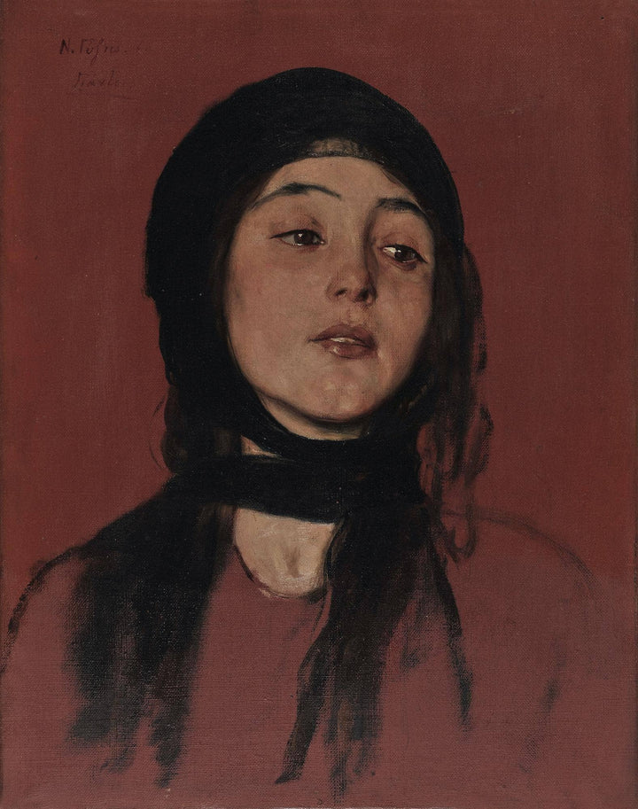 Wishbone by Nikolaos Gyzis — hand-painted portrait oil painting reproduction on canvas