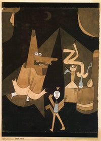 Witch scene by Paul Klee — hand-painted abstract oil painting reproduction on canvas