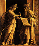 A sibyl and a prophet by Andrea Mantegna — hand-painted cultural oil painting reproduction on canvas