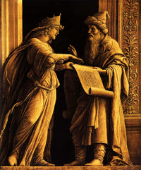 A sibyl and a prophet by Andrea Mantegna — hand-painted cultural oil painting reproduction on canvas