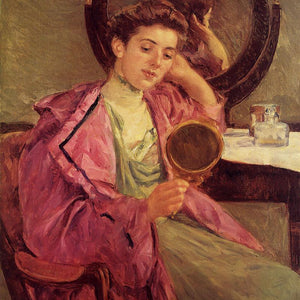 Woman at Her Toilette by Mary Cassatt — Oil Painting Reproduction