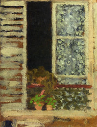 Woman at Her Window by Pierre Bonnard — hand-painted abstract oil painting reproduction on canvas