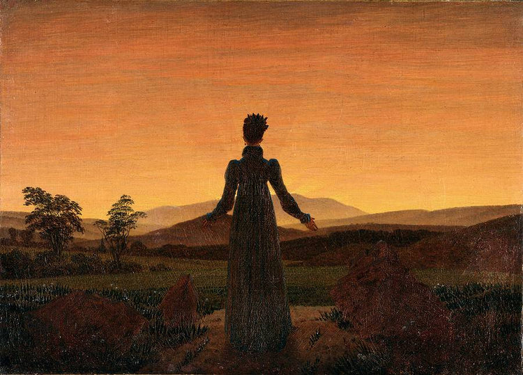 Woman Before the Rising Sun - Caspar David Friedrich