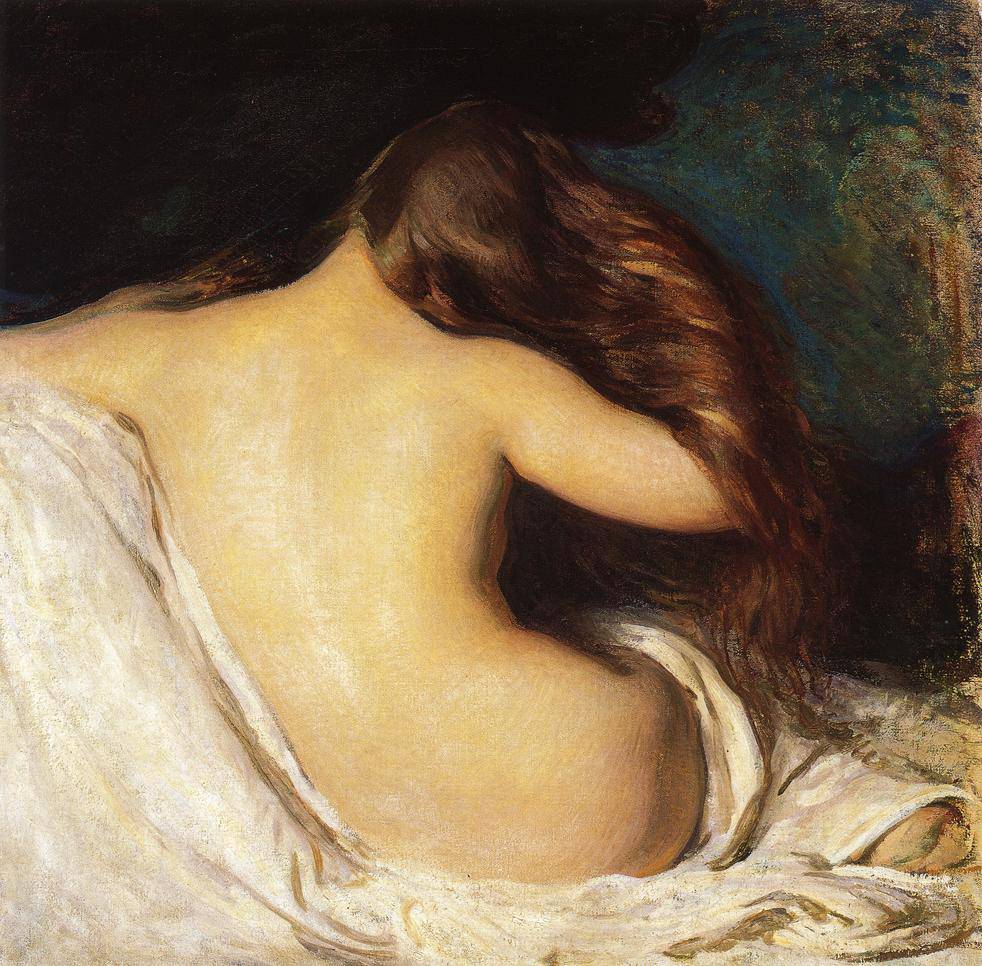 Woman Drying Her Hair - Joseph DeCamp