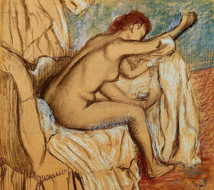 Woman Drying Herself - Edgar Degas